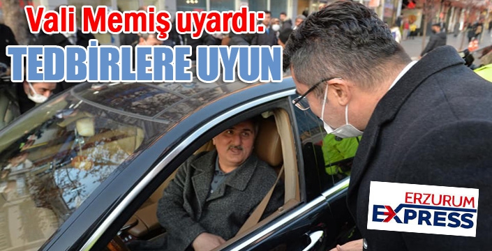 Erzurum’da kış mevsimi trafik tedbirleri