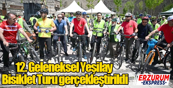 Erzurum'da sağlıklı yaşam için pedallar çevrildi