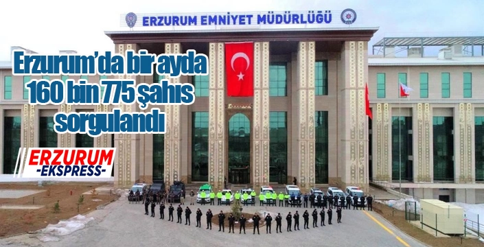 Erzurum Emniyeti Temmuz'da suçlulara göz açtırmadı