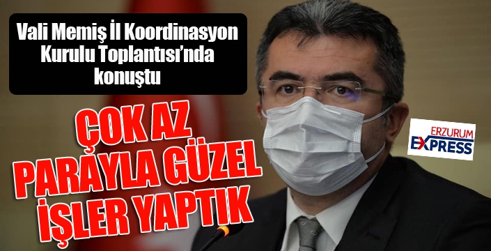 Erzurum İl Koordinasyon Kurulu toplantısı yapıldı