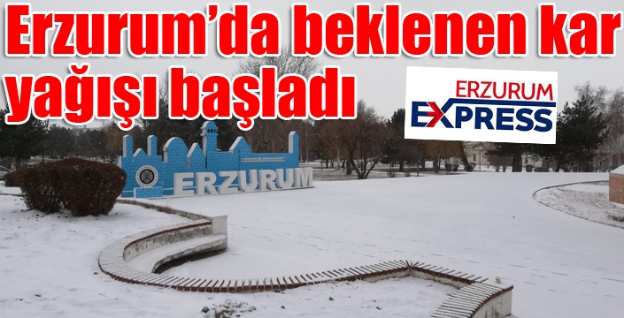 Erzurum kar’a teslim