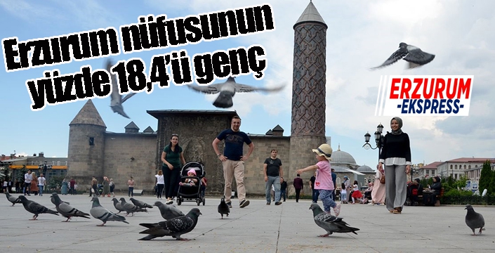 Erzurum nüfusunun yüzde 18,4’ü genç