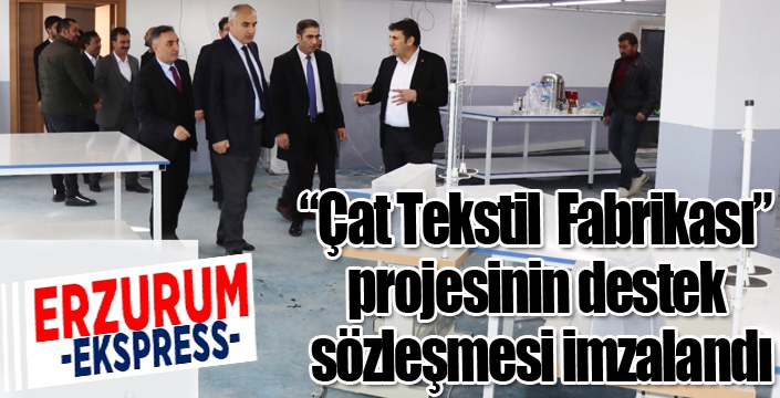 Erzurum tekstil sektörünün merkezi oluyor