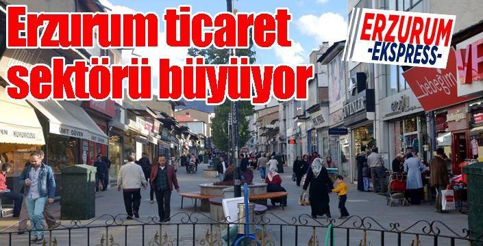 Erzurum ticaret sektörü büyüyor