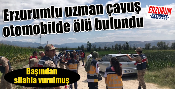 Erzurumlu uzman çavuş otomobilde ölü bulundu