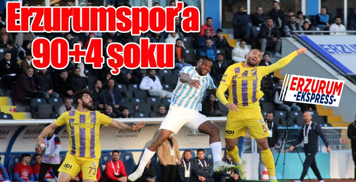 Erzurumspor 90+4'de yıkıldı...