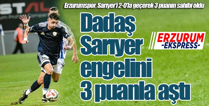 Erzurumspor'da 3 puan sevinci...