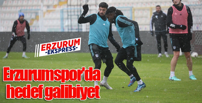 Erzurumspor'da hedef galibiyet