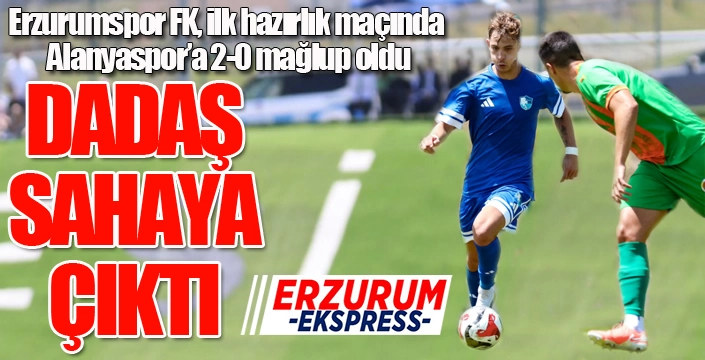Erzurumspor'dan tatsız prova...