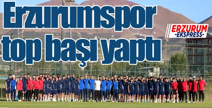 Erzurumspor top başı yaptı...
