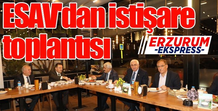 ESAV'dan istişare toplantısı