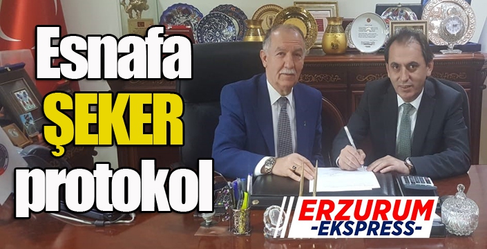 Esnafa ‘şeker’ protokol