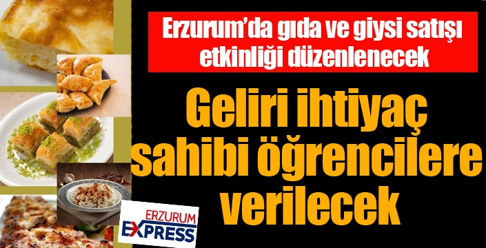 Geliri ihtiyaç sahibi öğrencilere verilecek