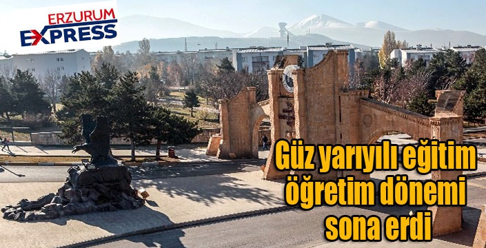 Güz yarıyılı eğitim öğretim dönemi sona erdi