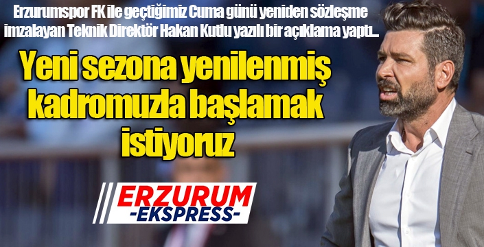 Hakan Kutlu: Aksini düşünmek bile istemiyorum!