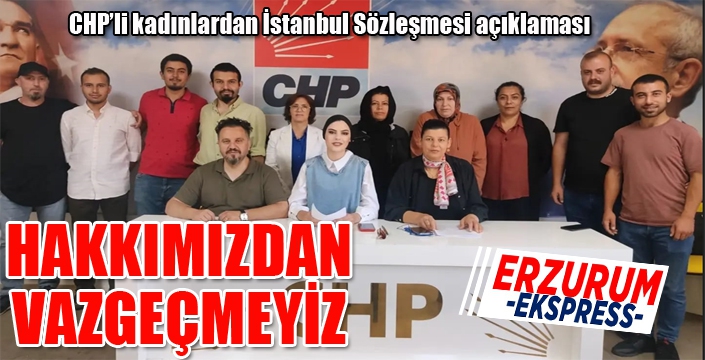 Hakkımızdan vazgeçmeyiz...