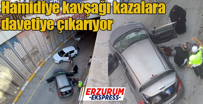 Hamidiye kavşağı kazalara davetiye çıkarıyor