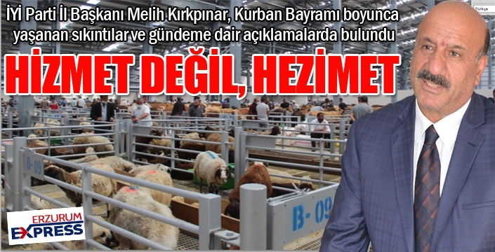 Hizmet değil, hezimet...