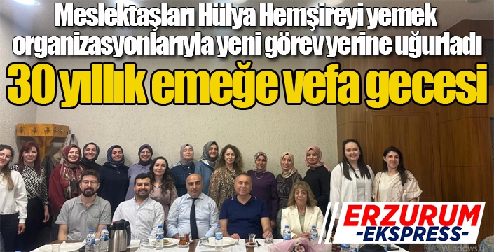 Hülya hemşireye vefa