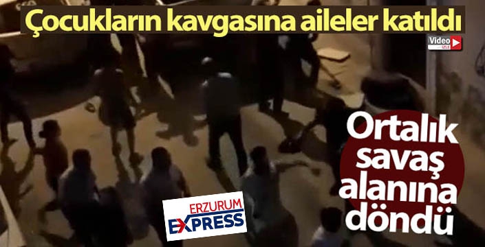 İki aile arasında çıkan taşlı ve sopalı kavga...