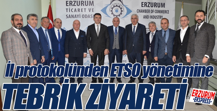 İl protokolünden ETSO yönetimine tebrik ziyareti