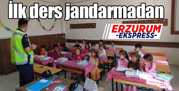 İlk ders jandarmadan