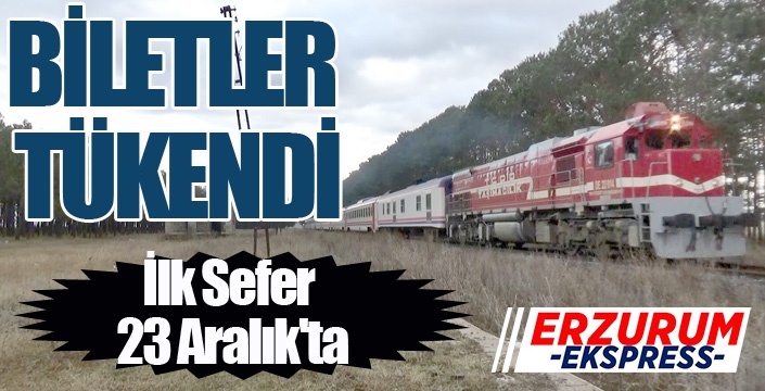 İlk Sefer 23 Aralık'ta; 5 bin 250 lira olan biletler tükendi