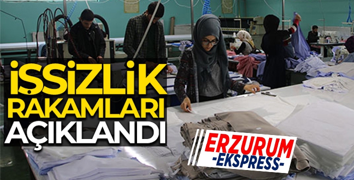 İşsizlik rakamları açıklandı