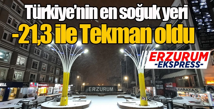 İşte Türkiye’nin en soğuk yeri