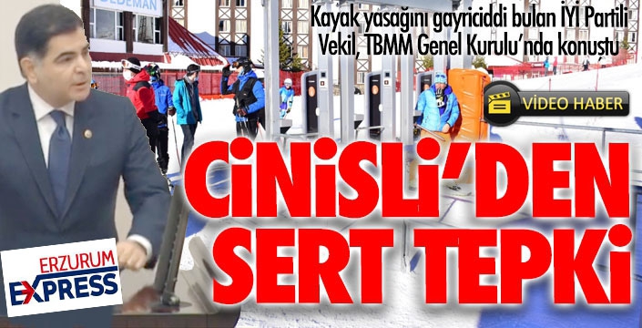 İYİ Parti Milletvekili Cinisli'den kayak yasağına tepki