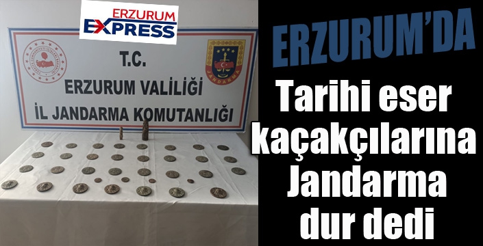 Jandarma tarihi eser kaçakçılarını yakaladı