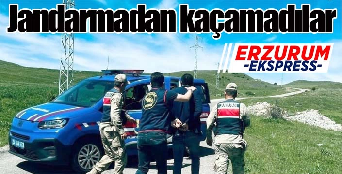 Jandarmadan kaçamadılar...