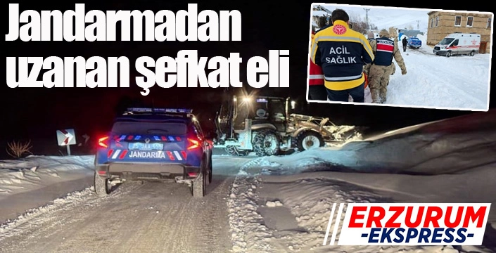 Jandarmadan uzanan şefkat eli