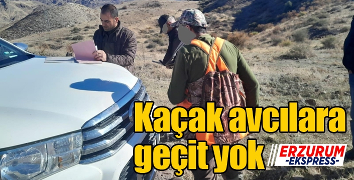 Kaçak avcılara geçit yok