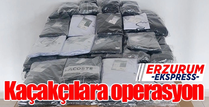Kaçakçılara operasyon...