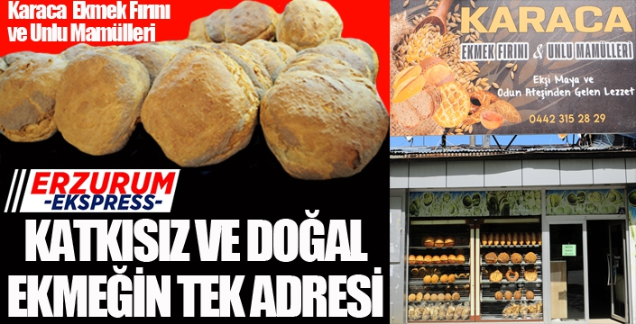 Karaca'da tüm ürünler doğal ve katkısız...