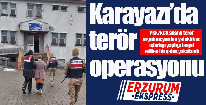 Karayazı'da terör operasyonu...