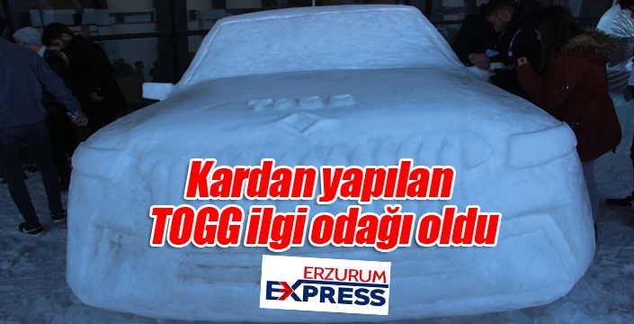 Kardan yapılan TOGG ilgi odağı oldu