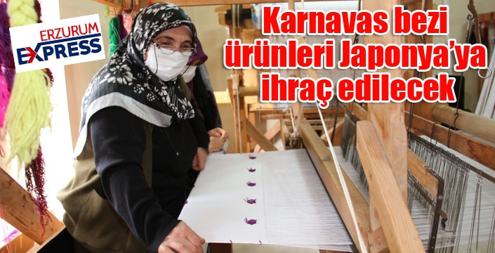 Karnavas bezi ürünleri Japonya’ya ihraç edilecek