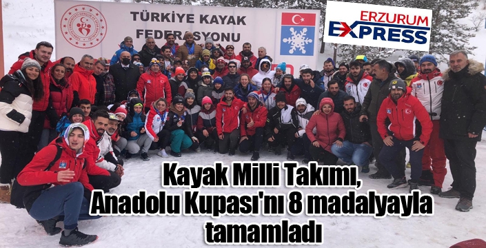 Kayak Milli Takımı, Anadolu Kupası'nı 8 madalyayla tamamladı