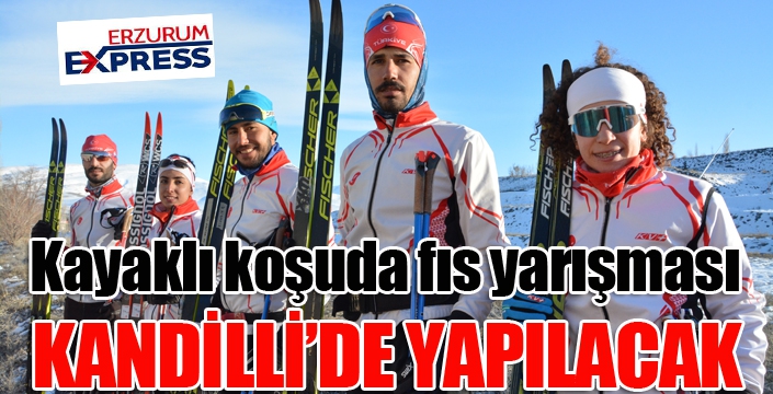 Kayaklı koşuda fıs yarışması Kandilli’de yapılacak