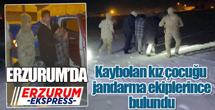 Kaybolan kız çocuğu jandarma ekiplerince bulundu