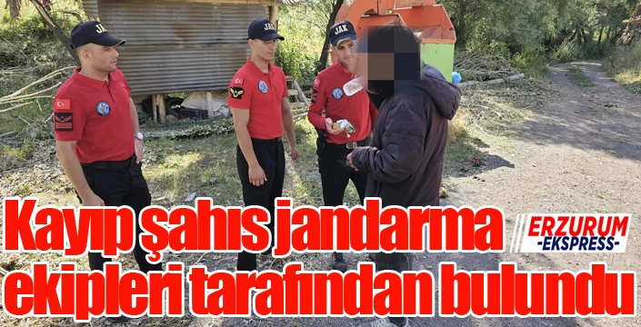 Kayıp şahıs jandarma ekipleri tarafından bulundu
