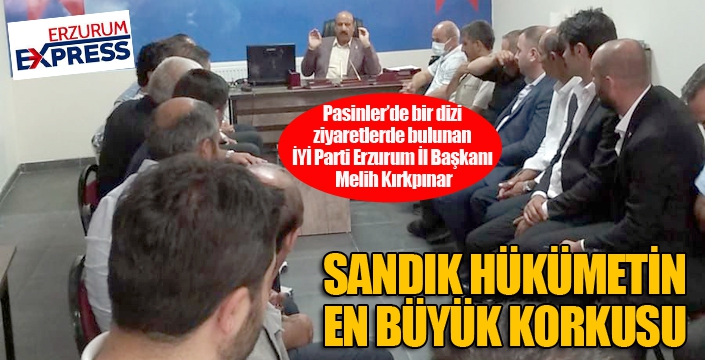 Kırkpınar'dan Pasinler'de hükümete sert eleştiri...