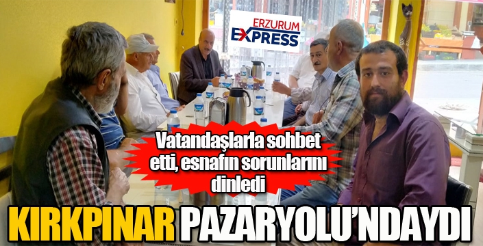 Kırkpınar Pazaryolu'ndaydı...