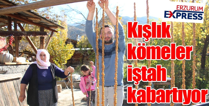 Kışlık kömeler iştah kabartıyor