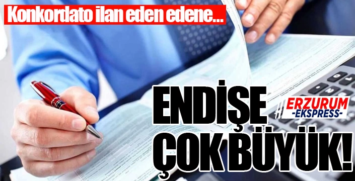 Konkordato ilan eden edene… 