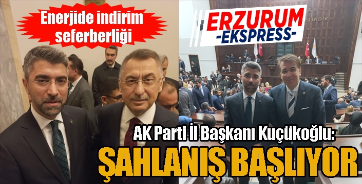 Küçükoğlu, “Şahlanış başlıyor”