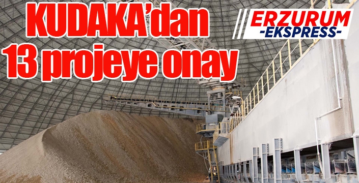 KUDAKA’dan 13 projeye onay