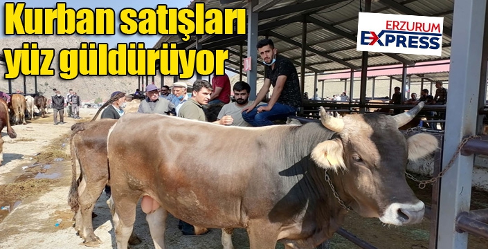 Kurban satışları hayvan üreticilerinin yüzünü güldürüyor